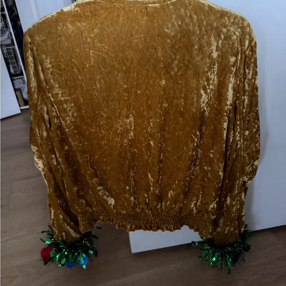 Cache Gold Velvet Jacket - Picture 3 of 5
